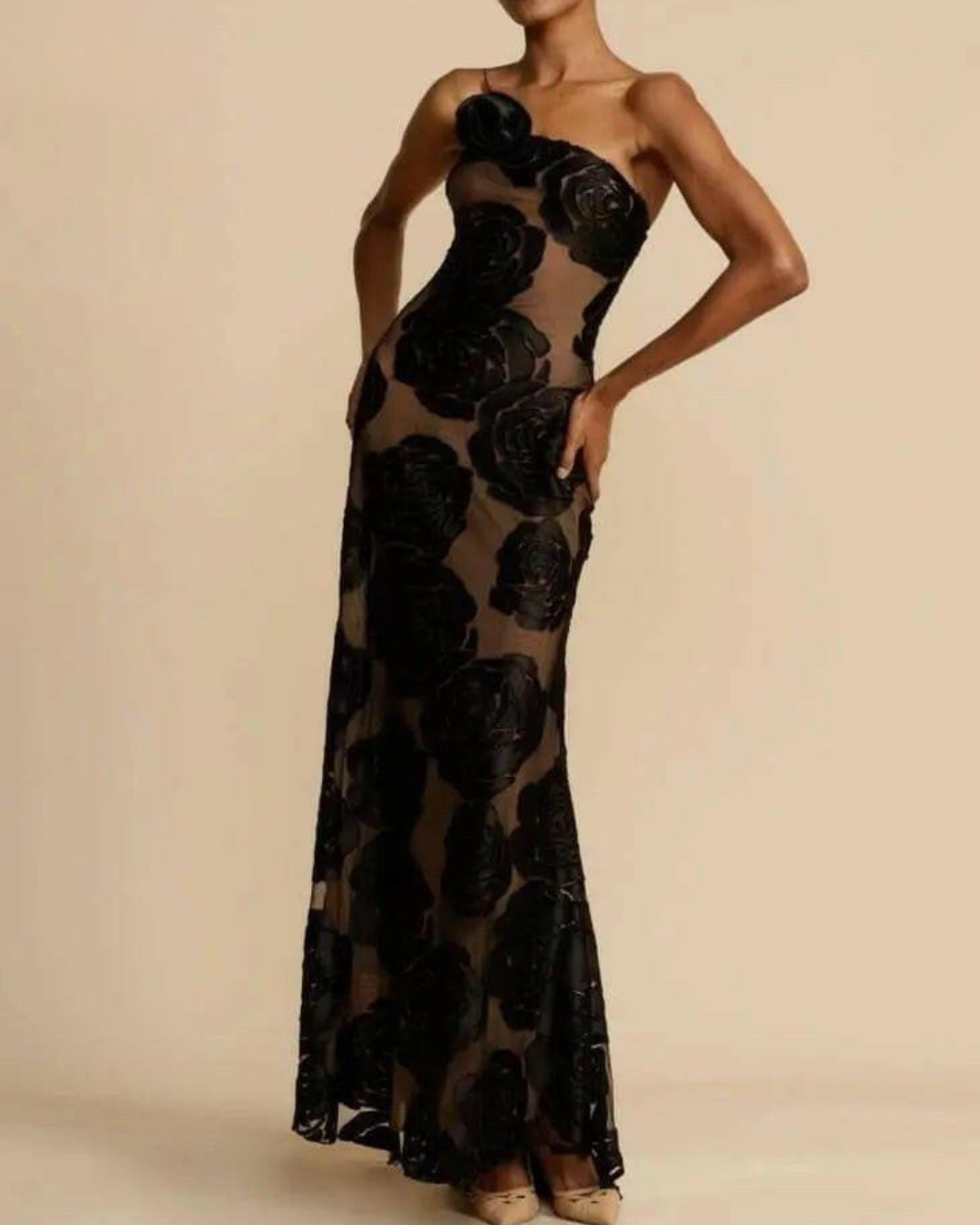 Sara | Flower Maxi Dress